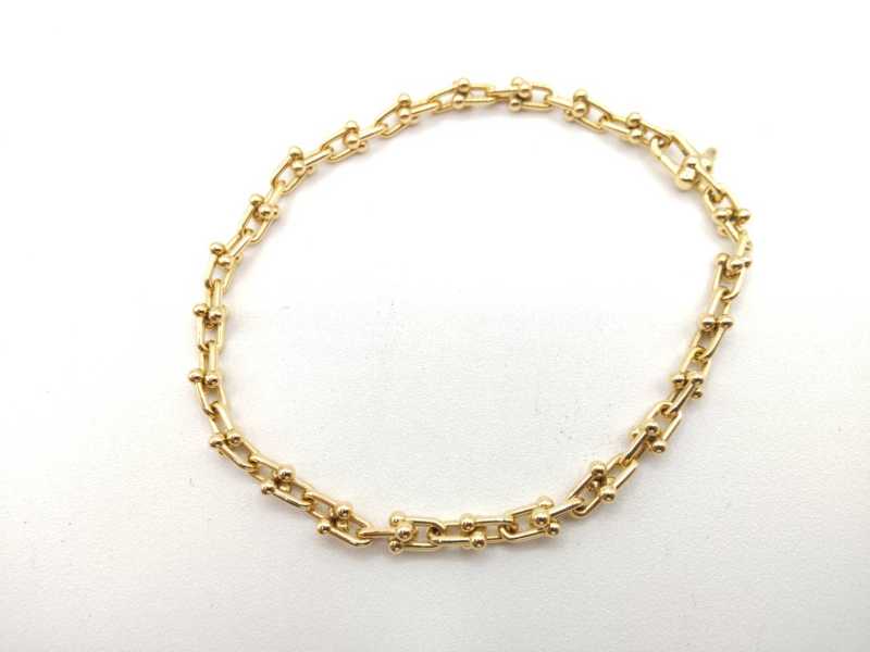 ティファニー買取 ハードウエアマイクロリングブレスレット750